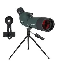 Produktbild: Svbony SV28PLUS Spektiv mit Stativ, 20-60x60mm BAK4 FMC Objektiv, Wasserdicht Beschlagfrei, Spektive mit Handy Telefonadapter, für Vogelbeobachtung, Zielschießen, Bogenschießen, Astronomie