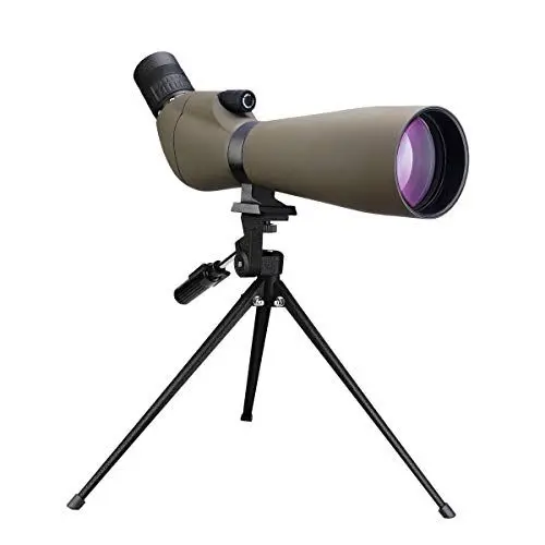 Produktbild: Svbony SV401 Spektiv, 20-60x80 Spektiv mit Stativ, Wasserdichtes FMC Optik 45-Grad Abgewinkelt Spektive für Sportschützen, Vogelbeobachtungs, Bogenschießen, Zielschießen, Wildtierebeobachtung