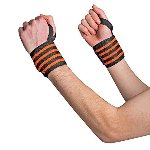 Produktbild: Sveltus Handgelenkschoner, verstellbar, Unisex, Erwachsene, Schwarz/Orange