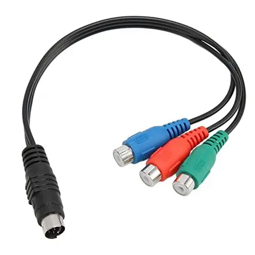 Produktbild: Vikye S-Video-Kabel, 7-polig auf 3 0,9 m PVC, Hochgenau, für Fernseher, DVD-Player, Spielkonsolen