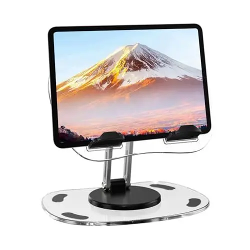 Produktbild: Svitzoot Tablet Ständer Verstellbare Universal mit 360 Drehbarer Basis Portable Monitor Ständer Tablet Halterung Tisch für Alle Tablets