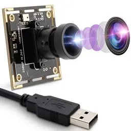 Produktbild: Svpro 1080P USB Kamera Modul mit Mikrofon, Ultra-Weitwinkel Low Lux Kamera Board Machine Vision Industriekamera für Windows Linux Mac Android Raspberry Pi