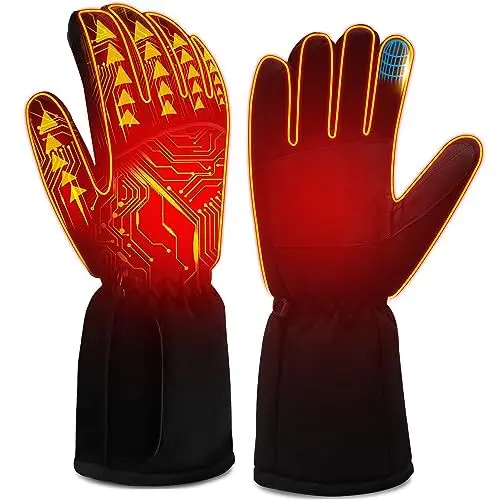 Produktbild: Svpro Beheizbare Handschuhe,Warm Winterhandschuhe Herren Damen Touchscreen Skihandschuhe Thinsulate Thermohandschuhe Winddicht Fahrradhandschuhe fur kifahren,Wandern,Radfahren,Motorradfahren