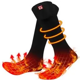 Produktbild: Svpro Beheizbare Socken Herren Damen,Batterie Wiederaufladbare Elektrische Socken Fusswärmer Heizbare Wärme socken mit 3 Wärmeeinstellungen,Thermosocken Heizung für Camping Skifahren Angeln Jagd
