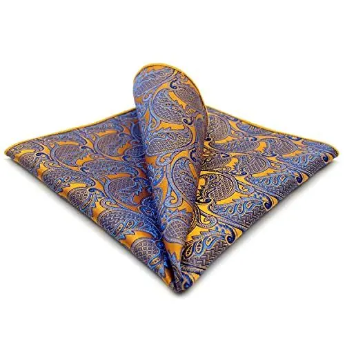 Produktbild: S&W SHLAX&WING Men Einstecktücher Orange Paisley 32cm