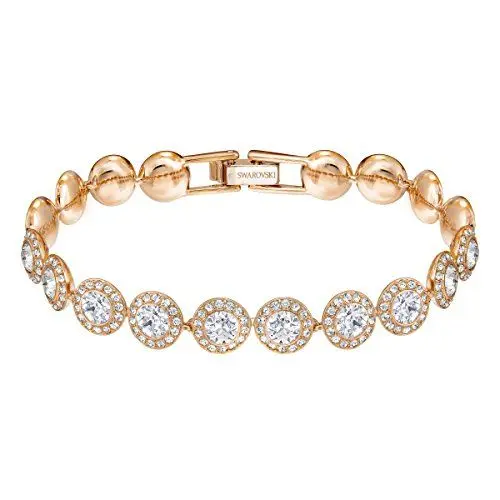 Produktbild: Swarovski Una Angelic Armband, Rund, Weiss, Roségold-Legierungsschicht