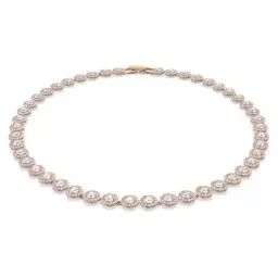Produktbild: Swarovski Angelic Halskette, Rund, Weiss, Roségold-Legierungsschicht