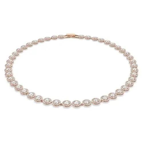 Produktbild: Swarovski Angelic Halskette, Rund, Weiss, Roségold-Legierungsschicht