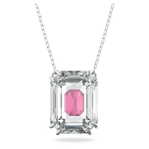 Produktbild: Swarovski Chroma Halskette, Rosa, Rhodiniert