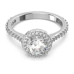 Produktbild: Swarovski Constella Cocktailring, Rhodinierter Damenring mit Strahlenden Swarovski Kristallen