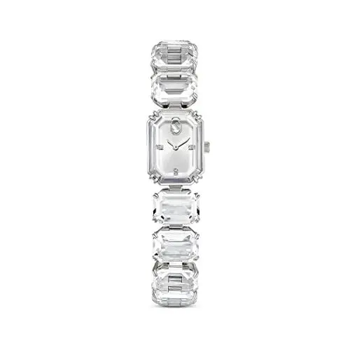 Produktbild: Swarovski Damen Analog Quarz Uhr mit Metall Armband 5621173