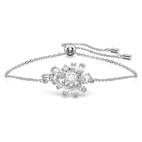 Produktbild: Swarovski Gema Drop-Ohrhänger, Mehrfarbige und Rhodinierte Hängeohrringe mit Strahlenden Swarovski Kristallen