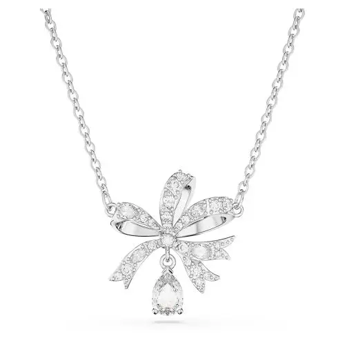 Produktbild: Swarovski, Hyperbola Petite Bow Necklace, Weiß, One Size