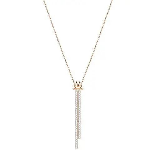 Produktbild: Swarovski Lifelong Y-Anhänger, weiss, rosé Vergoldung