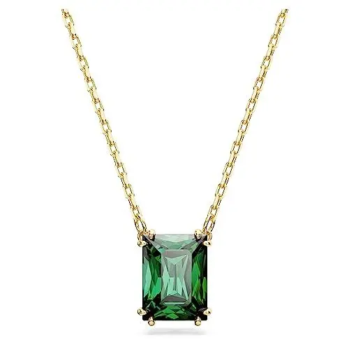 Produktbild: Swarovski Stilla Anhänger, Rhodinierte Damenhalskette mit Strahlenden Swarovski Kristallen