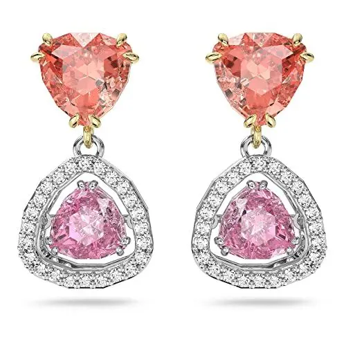 Produktbild: Swarovski Millenia Ohrstecker, Pinke, Mehrfarbige Ohrringe mit Strahlendem Swarovski Kristall