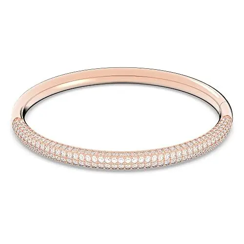 Produktbild: Swarovski Stone Armreif, Weiss, Roségold-Legierungsschicht