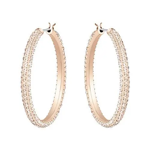 Produktbild: Swarovski Dextera Kreolen, Rosa, Roségold-Legierungsschicht