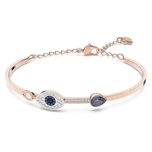 Produktbild: Swarovski Symbolica Armreif, Böser Blick, Blau, Metallmix