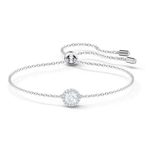 Produktbild: Swarovski Una Angelic Armband, Rundschliff, Weiß, Rhodiniert