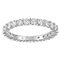 Produktbild: Swarovski Vittore XL Ring, Weiss, Rhodiniert