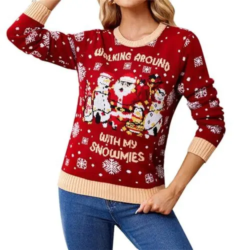 Produktbild: Sweatshirt Damen Bunt Zopfpullover Damen Dünner Strickpullover Damen V Ausschnitt Pullover Damen Lila Flieder Pullover Damen Schwarz Damen Pullover Weihnachten Strickpullover Damen Wickel