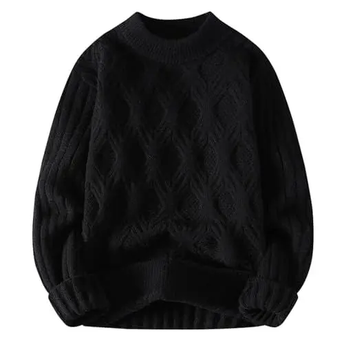 Produktbild: Sweatshirt Damen Kaschmir Pullover Damen 100% Merinowolle Strickpullover Pullover Damen Elegant Pulllover Damen Halloween Bluse Damen Sweatshirt Kinder Kaschmir Cashmere Grobstrickpullover