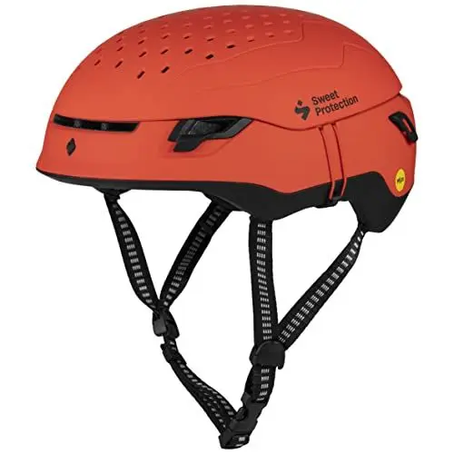 Produktbild: Sweet Protection Ascender MIPS Orange - Leichter innovativer MIPS Bergsport Helm, Größe S-M - Farbe Matte Burning Orange
