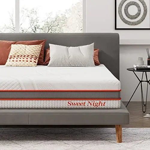 Produktbild: Sweetnight Matratze 150 x 190cm Gel Memory Schaum 7-Zonen Matratzen Mittelfest Kaltschaummatratze Höhe 20cm H3 & H2(150 x 190 x 20cm)
