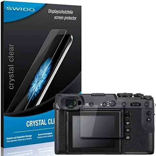 Produktbild: SWIDO 4 Stück, Panzer Schutz Folie kompatibel mit Fujifilm GFX 50R, Displayschutz, Glasschutz, Ultra-klar, Made in Germany