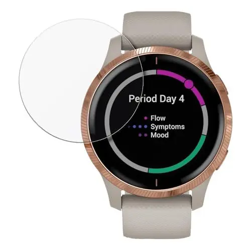 Produktbild: SWIDO 4 Stück, Panzer Schutz Folie kompatibel mit Garmin Venu (43mm), Displayschutz, Glasschutz, Ultra-klar, Made in Germany