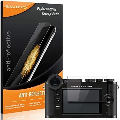 Produktbild: SWIDO 4 Stück, Panzer Schutz Folie kompatibel mit Leica CL, Displayschutz, Glasschutz Folie, anti-reflektierend, MATT, Made in Germany