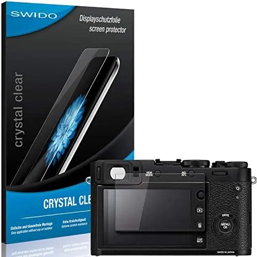 Produktbild: SWIDO 4 Stück, Panzer Schutz Folie kompatibel mit Fujifilm X100F, Displayschutz, Glasschutz, Ultra-klar, Made in Germany
