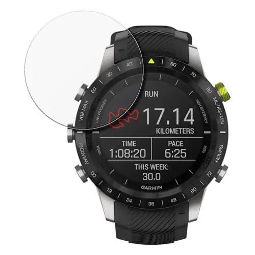 Produktbild: SWIDO Schutzfolie für Garmin Marq (46mm) (2 Stück) Anti-Reflex MATT Entspiegelnd, Hoher Härtegrad, Schutz vor Kratzer/Folie, Displayschutz, Displayschutzfolie, Panzerglas-Folie