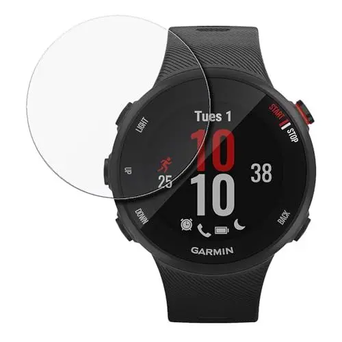 Produktbild: SWIDO Schutzfolie für Garmin Forerunner 45S (39mm) (2 Stück) Anti-Reflex MATT Entspiegelnd, Hoher Härtegrad, Schutz vor Kratzer/Folie, Displayschutz, Displayschutzfolie, Panzerglas-Folie