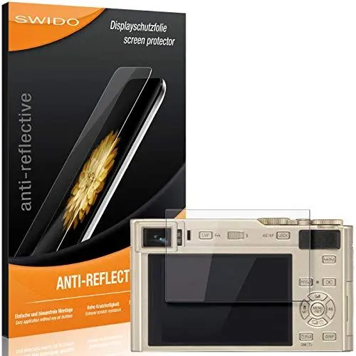 Produktbild: SWIDO Schutzfolie für Leica C-Lux (2 Stück) Anti-Reflex MATT Entspiegelnd, Hoher Härtegrad, Schutz vor Kratzer/Folie, Displayschutz, Displayschutzfolie, Panzerglas-Folie