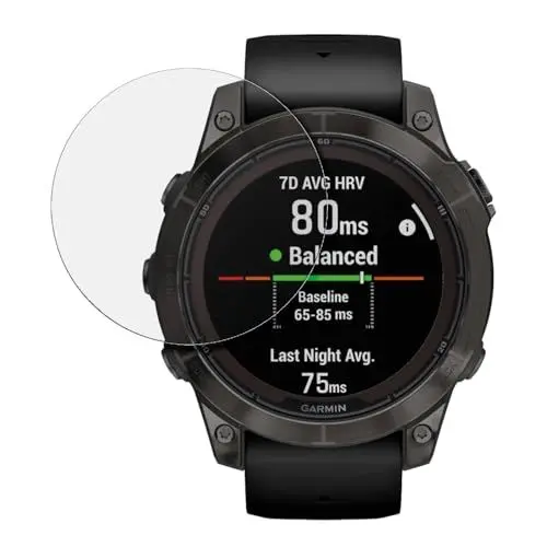 Produktbild: SWIDO Schutzfolie kompatibel mit Garmin fenix 7 Pro 47mm (2 Stück) Anti-Reflex MATT Entspiegelnd, Hoher Härtegrad, Folie, Displayschutz, Displayschutzfolie, Panzerglas-Folie