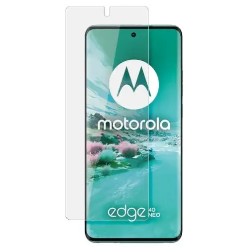 Produktbild: SWIDO Schutzfolie kompatibel mit Motorola Edge 40 Neo (2 Stück) Kristall-Klar, Hoher Härtegrad, Schutz vor Kratzer, Glasfolie, Displayschutz, Displayschutzfolie, Panzerglas-Folie