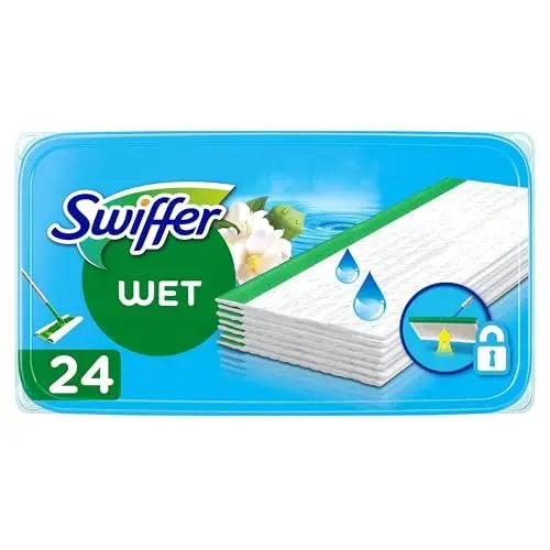 Produktbild: Swiffer Bodenwischer Feuchte Bodentücher Mit Frischem Duft Wie Nach Dem Lüften 24 Tücher, Für Eine Schnelle Und Einfache Reinigung