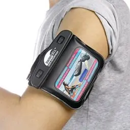 Produktbild: SwimCell wasserdichte Schlüsseltasche zum Schwimmen - Schlüsselhalter für Autoschlüssel, Geld, MP3-Player. Verstellbares Armband und Halsband, für Arm, Handgelenk oder Knöchel. IPX8.