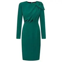 Produktbild: Swing Fashion Women's Bridget | Grün Damen Elegant | Bleistiftkleid | Business Etuikleider | Festliches Partykleid | Cocktailkleider | Kleider Vintage | Knielang | Langarm M (38)