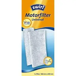 Produktbild: Swirl Motorfilter Universal (für Staubsauger, Zuschneidbarer Filter zum Schutz des Staubsaugermotors, Geeignet z.B. für AEG, Philips, Kärcher, Miele, Siemens, Rowenta, Samsung, Bosch)