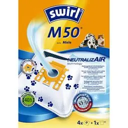Produktbild: Swirl M 50 EcoPor Anti-Geruch Staubsaugerbeutel für Miele, 4 Beutel