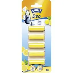 Produktbild: Swirl Staubsauger Deo-Sticks Citrus 5x (Zum Einlegen in den Staubsaugerbeutel), 1 Stück (1er Pack)