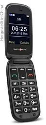 Produktbild: swisstone BBM 625 GSM-Mobiltelefon (6 cm (2,4 Zoll) Farbdisplay und zusätzlichem Außendisplay, mit großem beleuchteten, Kamera/Bluetooth/Notruftaste/Micro-SD), rot