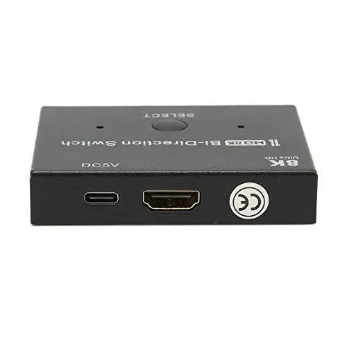 Produktbild: Switch 8K 60Hz/4K 120Hz Splitter, Bidirektionaler 2.1-Umschalter aus Aluminiumlegierung, 2 Eingänge, 1 Ausgang, 2 X 1/1 X 2 für PS5, für, Blu-ray Wiedergabegeräte,PC Usw