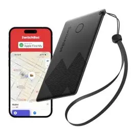 Produktbild: SwitchBot Geldbörsen Tracker Karte, Smart AirTag Karte kompatibel mit Apple Find My(Funktioniert Nicht mit Android), Tracker bis zu 3 Jahre Batterielaufzeit, Wasserdicht IP67