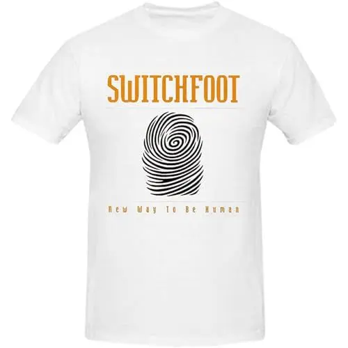 Produktbild: Switchfoot New Way to Be Human Unisex T-Shirt Printed Tee Graphic Top Men White Shirt M