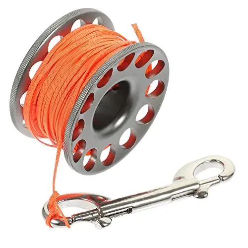 Produktbild: SWOOMEY 1 Rolle Tauchspule Tauchwerkzeuge Spulen Kabelwickler Führungsleinenspule Eine Armatur Tauchausrüstung Unterwasserzubehör Tauchrolle Schwimmer Boje Aluminiumlegierung Tauchen