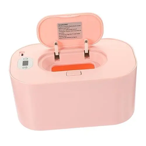 Produktbild: SWOOMEY 1 Set Wärmer Baby Wischtuchwärmer Tragbare Wischtücher Heizung Babytücher Heizung Maschine Feuchttücher Wärmer Konstante Temperatur Wischbox Handtuchhalter, Pink